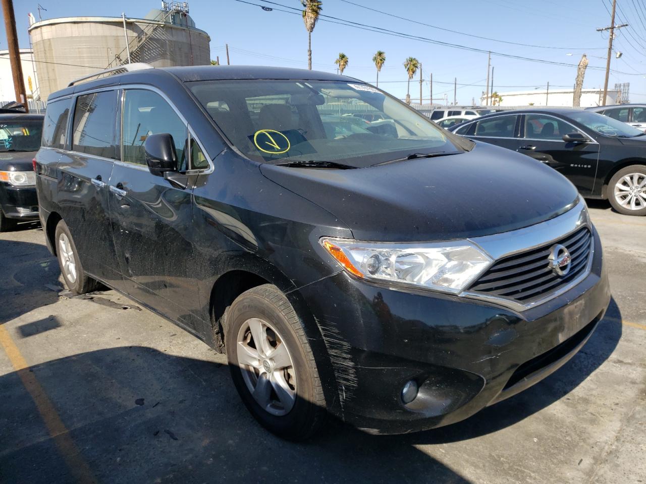 NISSAN QUEST S 2017 with VIN JN8AE2KP8H9166936 - Photo from auction