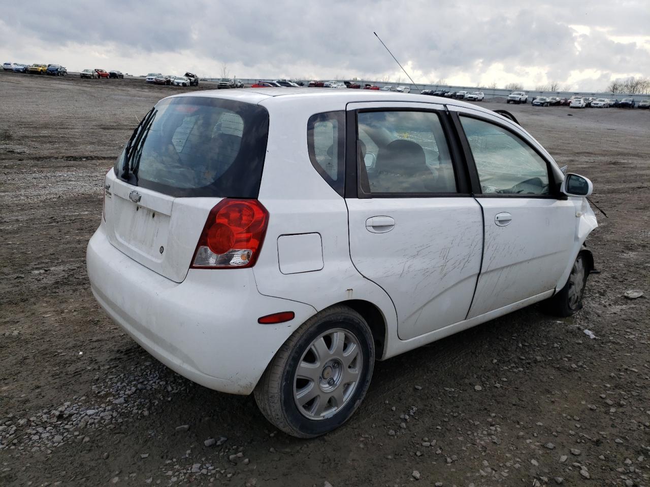 Photo 4 from auction – 2007 CHEVROLET AVEO BASE with VIN KL1TD66647B791574