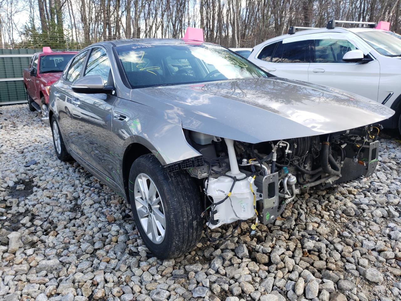 KIA OPTIMA LX 2018 with VIN 5XXGT4L32JG217973 - Photo from auction
