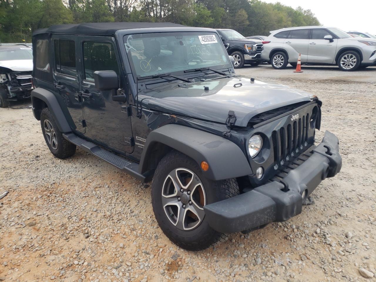 JEEP WRANGLER U 2017 with VIN 1C4BJWDG3HL673343 - Photo from auction