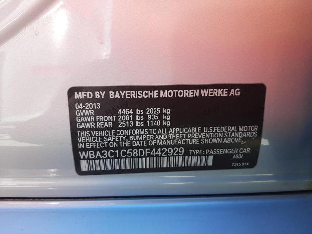 Photo 10 from auction – 2013 BMW 328 I SULE with VIN WBA3C1C58DF442929