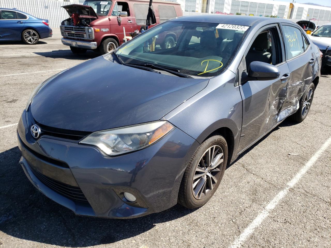 Photo 2 from auction – 2016 TOYOTA COROLLA L with VIN 5YFBURHE4GP457881