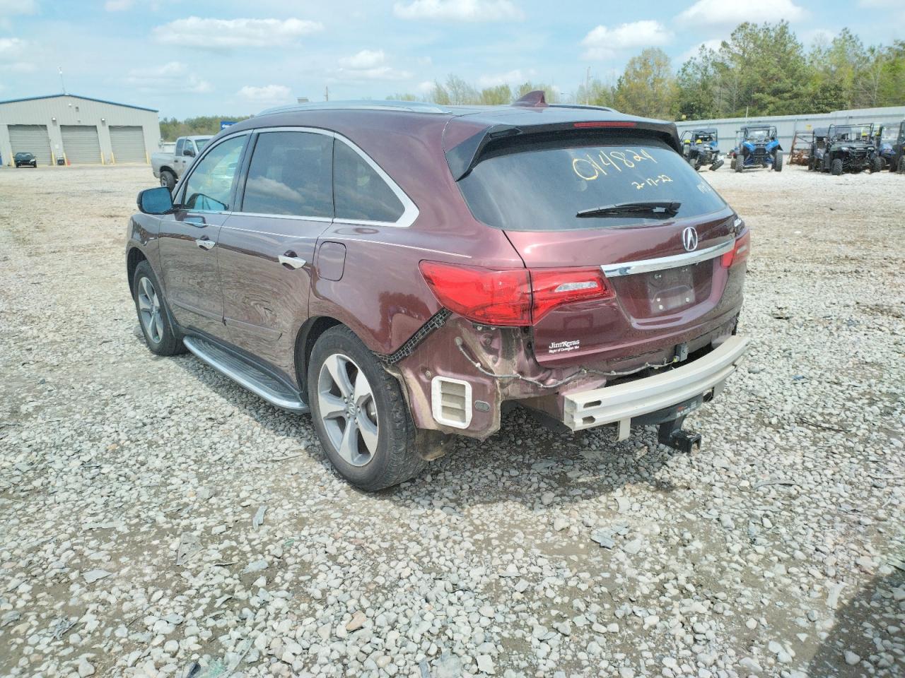 Photo 3 from auction – 2016 ACURA MDX with VIN 5FRYD3H23GB014824