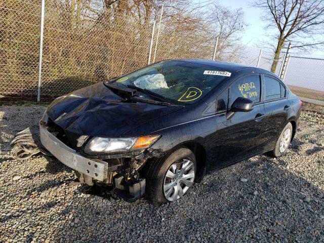 Photo 2 from auction – 2012 HONDA CIVIC LX with VIN 19XFB2F50CE002703