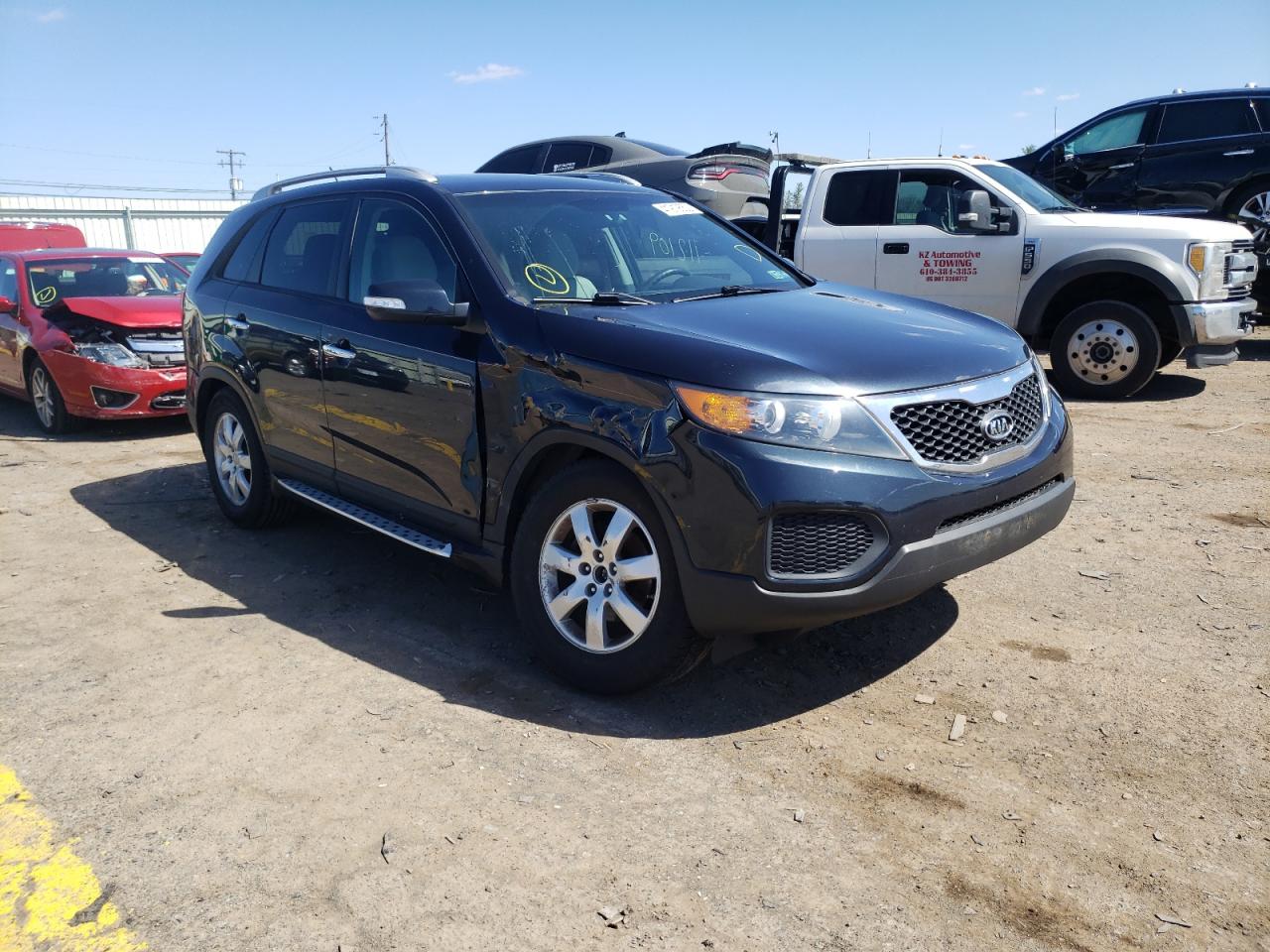 KIA SORENTO BA 2012 with VIN 5XYKT4A24CG283685 - Photo from auction