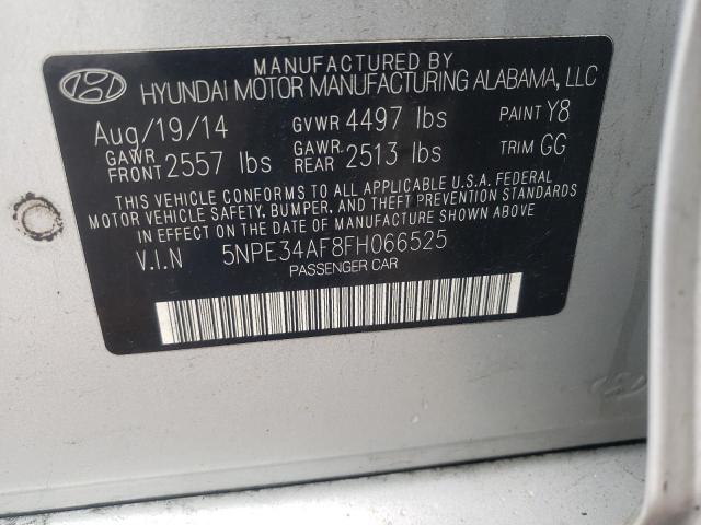 Photo 10 from auction – 2015 HYUNDAI SONATA SPO with VIN 5NPE34AF8FH066525