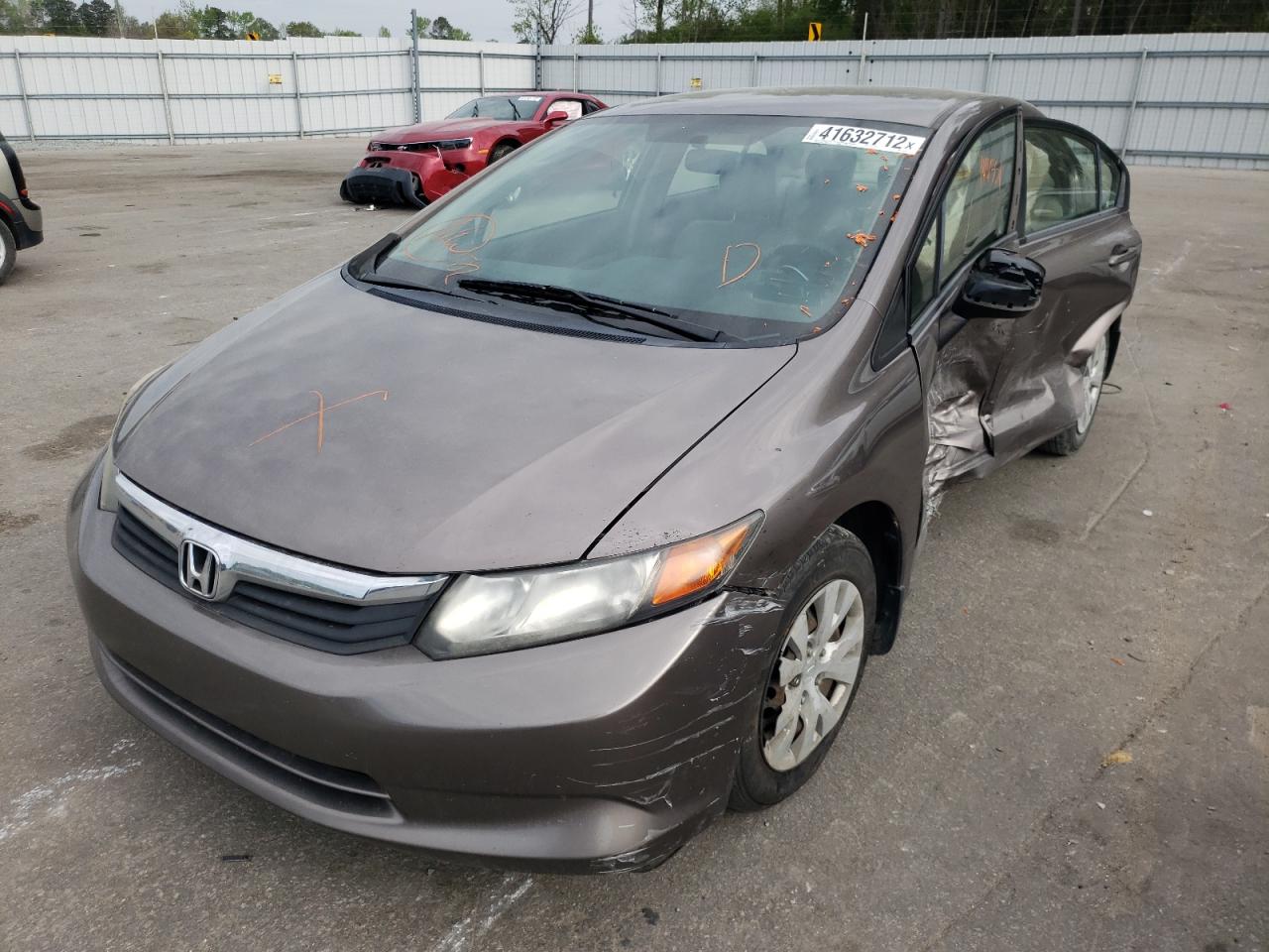 Photo 2 from auction – 2012 HONDA CIVIC LX with VIN JHMFB2F56CS001633