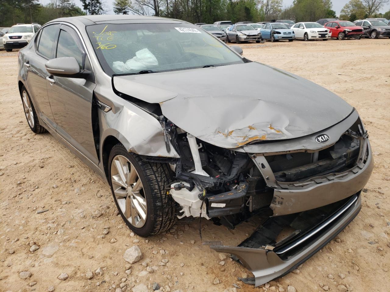 KIA OPTIMA SX 2015 with VIN 5XXGR4A6XFG408575 - Photo from auction