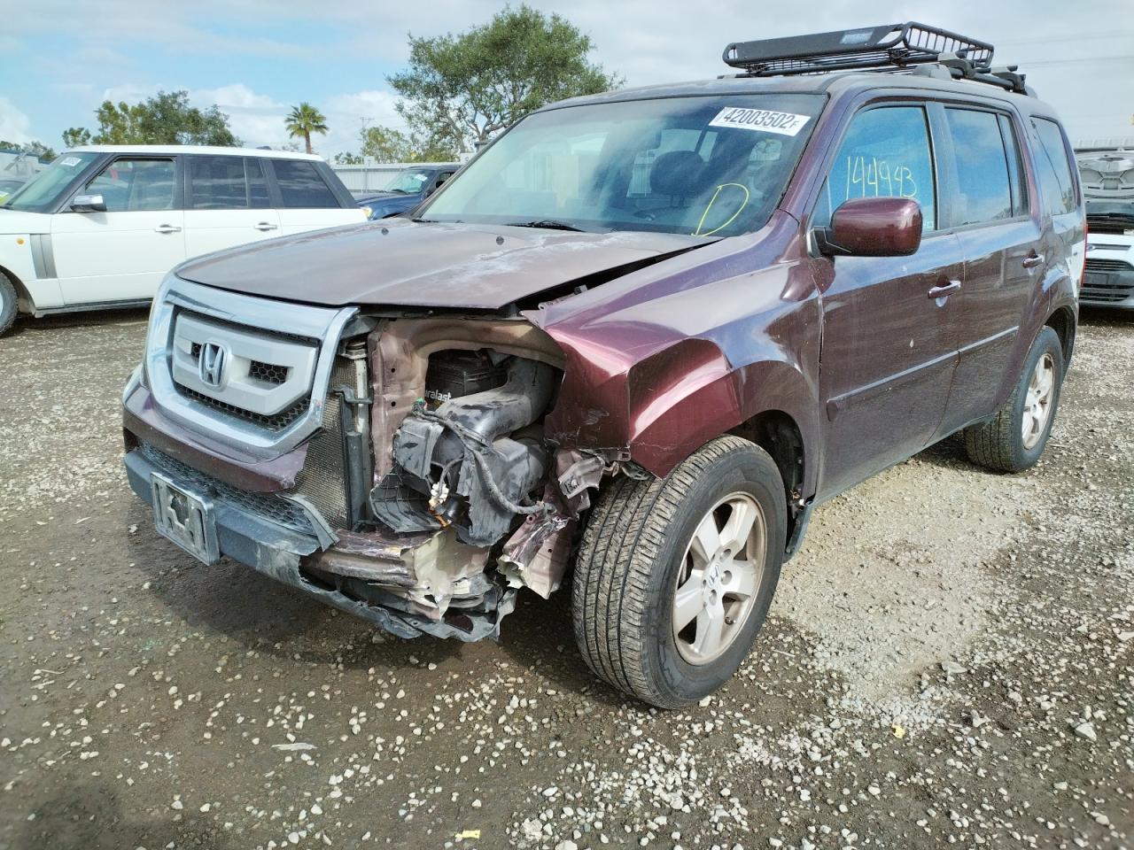 Photo 2 from auction – 2011 HONDA PILOT EXL with VIN 5FNYF3H69BB005438