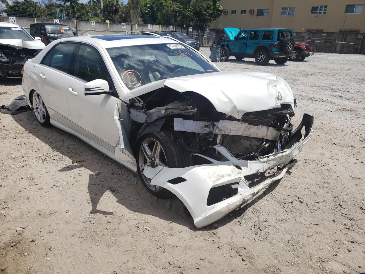 MERCEDES-BENZ E 550 2011 with VIN WDDHF7CB3BA287523 - Photo from auction