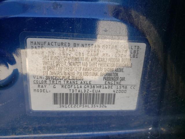 Photo 10 from auction – 2017 NISSAN VERSA NOTE with VIN 3N1CE2CP5HL354326