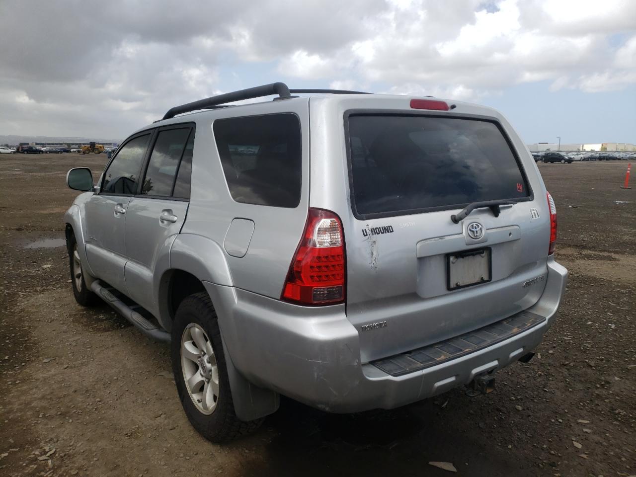 Photo 3 from auction – 2007 TOYOTA 4RUNNER SR with VIN JTEZU14R478076676