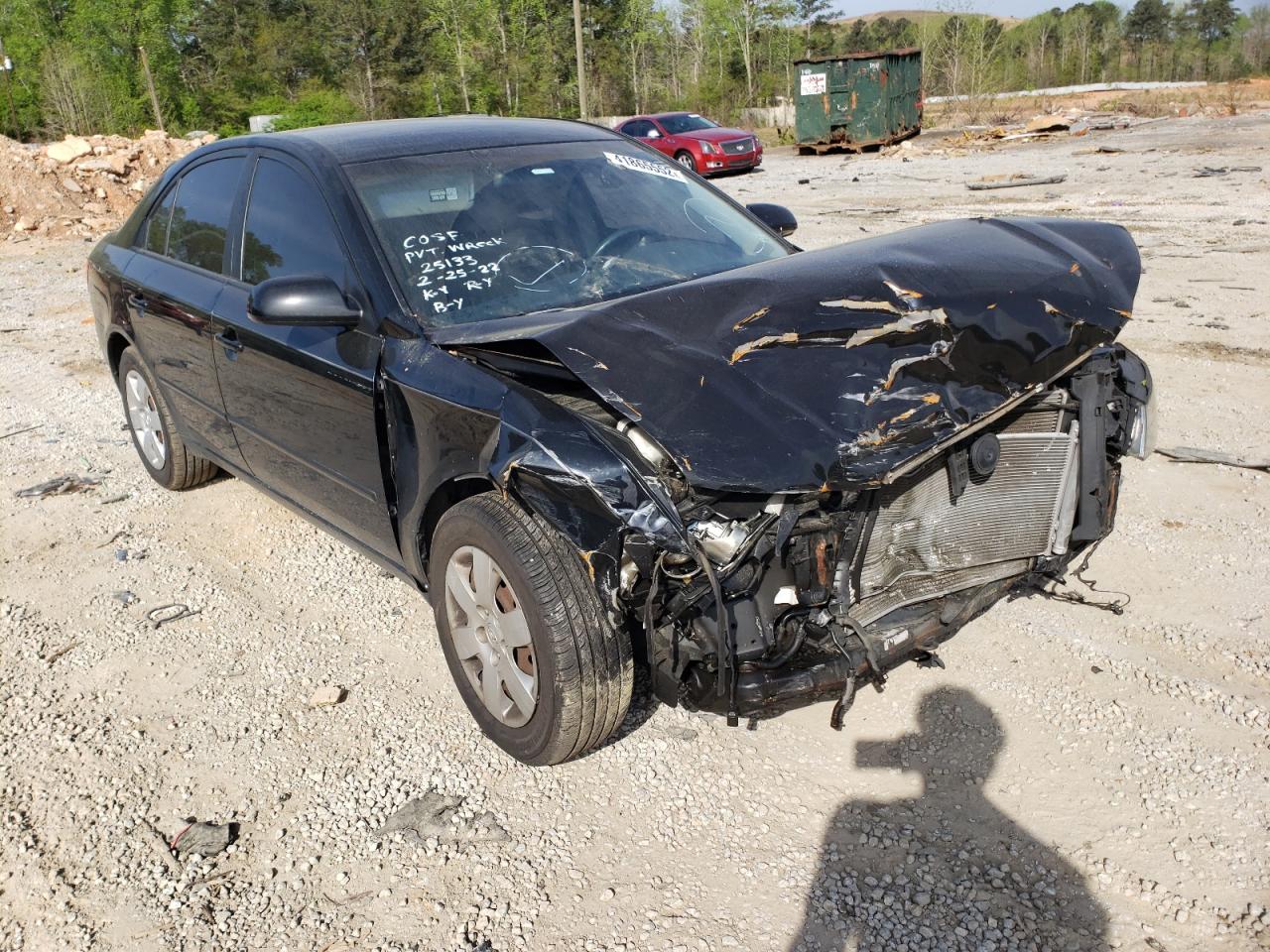 HYUNDAI SONATA GLS 2007 with VIN 5NPET46C17H244551 - Photo from auction