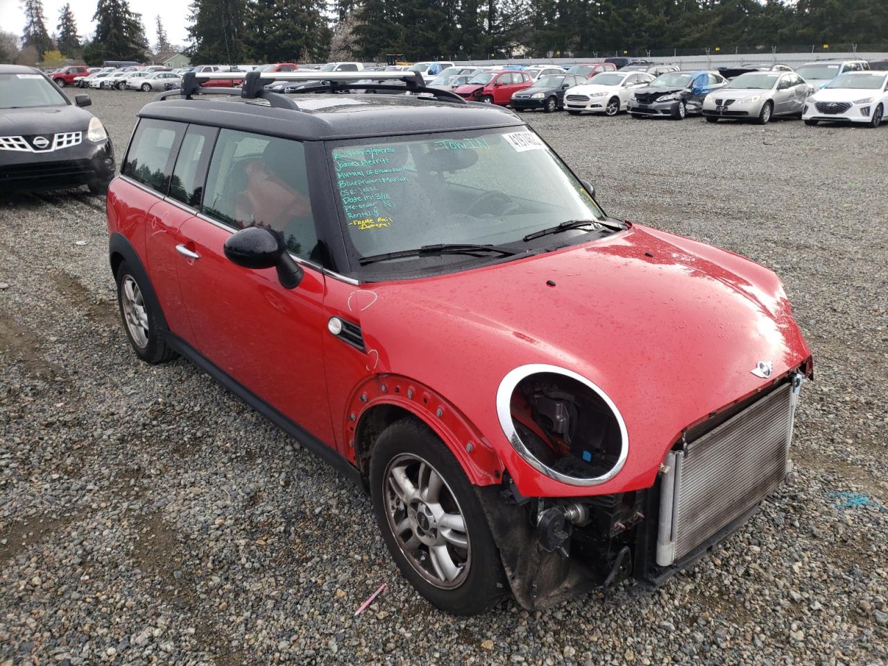 MINI COOPER CLU 2014 with VIN WMWZF3C57ET492480 - Photo from auction