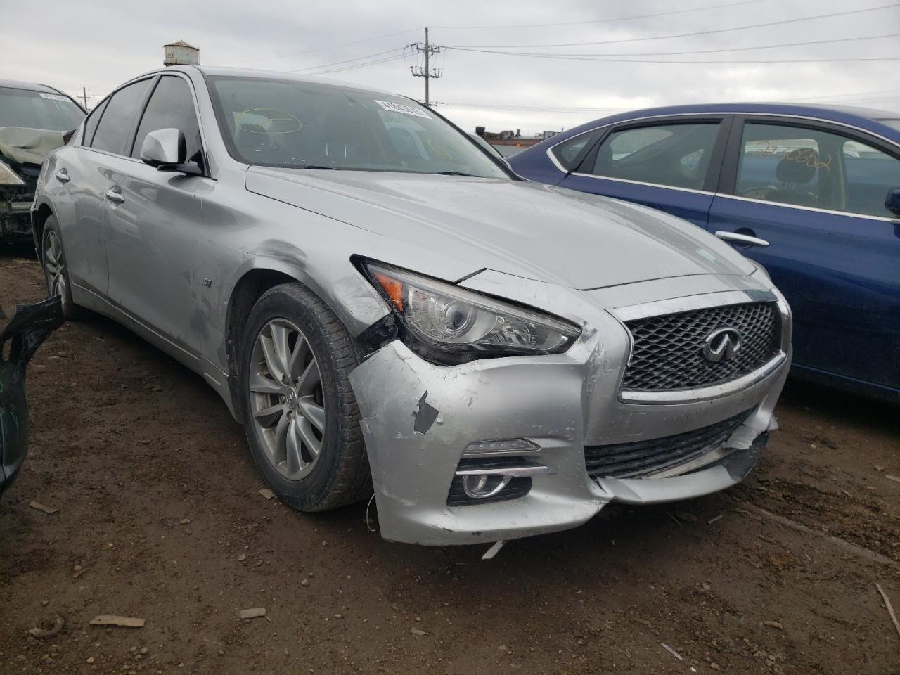 INFINITI Q50 BASE 2015 with VIN JN1BV7AR7FM406636 - Photo from auction