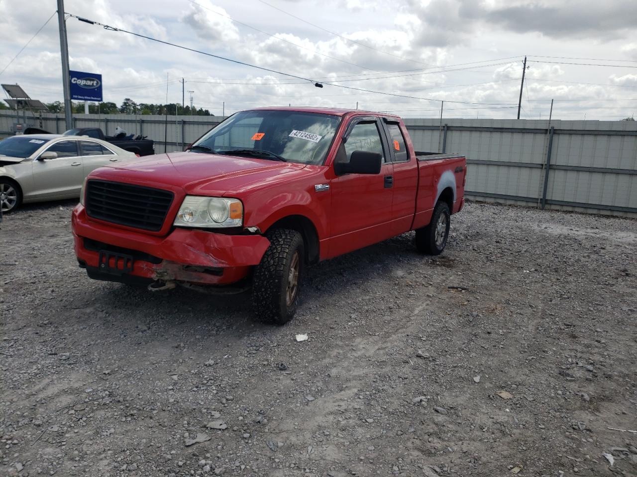 Photo 2 from auction – 2005 FORD F150 with VIN 1FTRX14W55FB30755