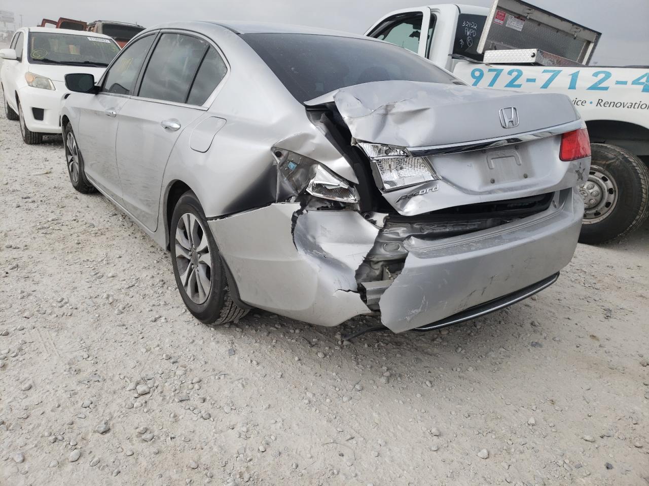 Photo 3 from auction – 2014 HONDA ACCORD LX with VIN 1HGCR2F38EA076603
