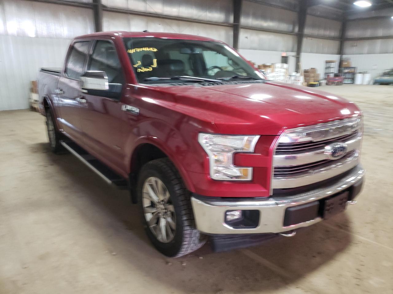 FORD F150 SUPER 2017 with VIN 1FTEW1EGXHKD81744 - Photo from auction