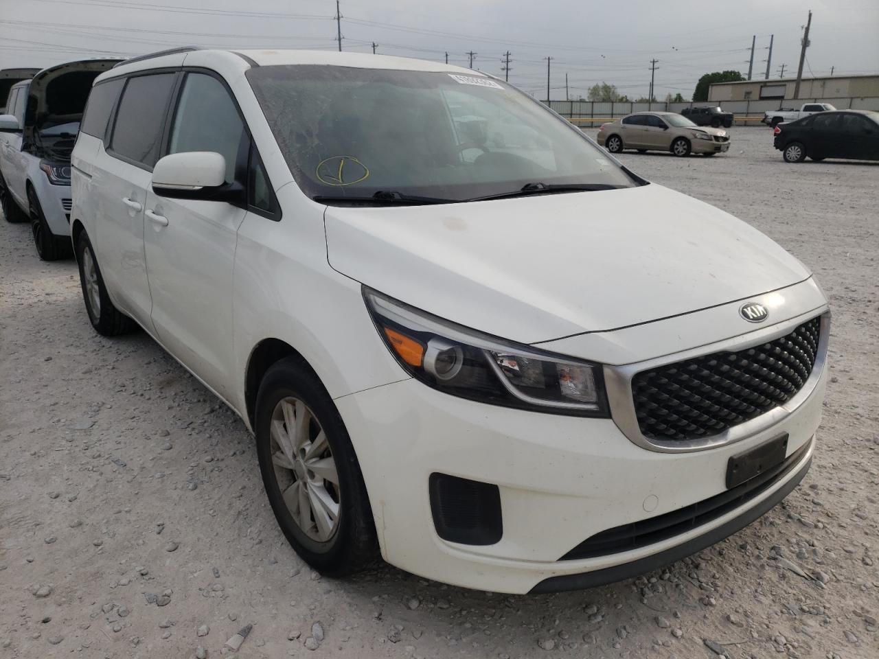 KIA SEDONA LX 2015 with VIN KNDMB5C15F6049777 - Photo from auction