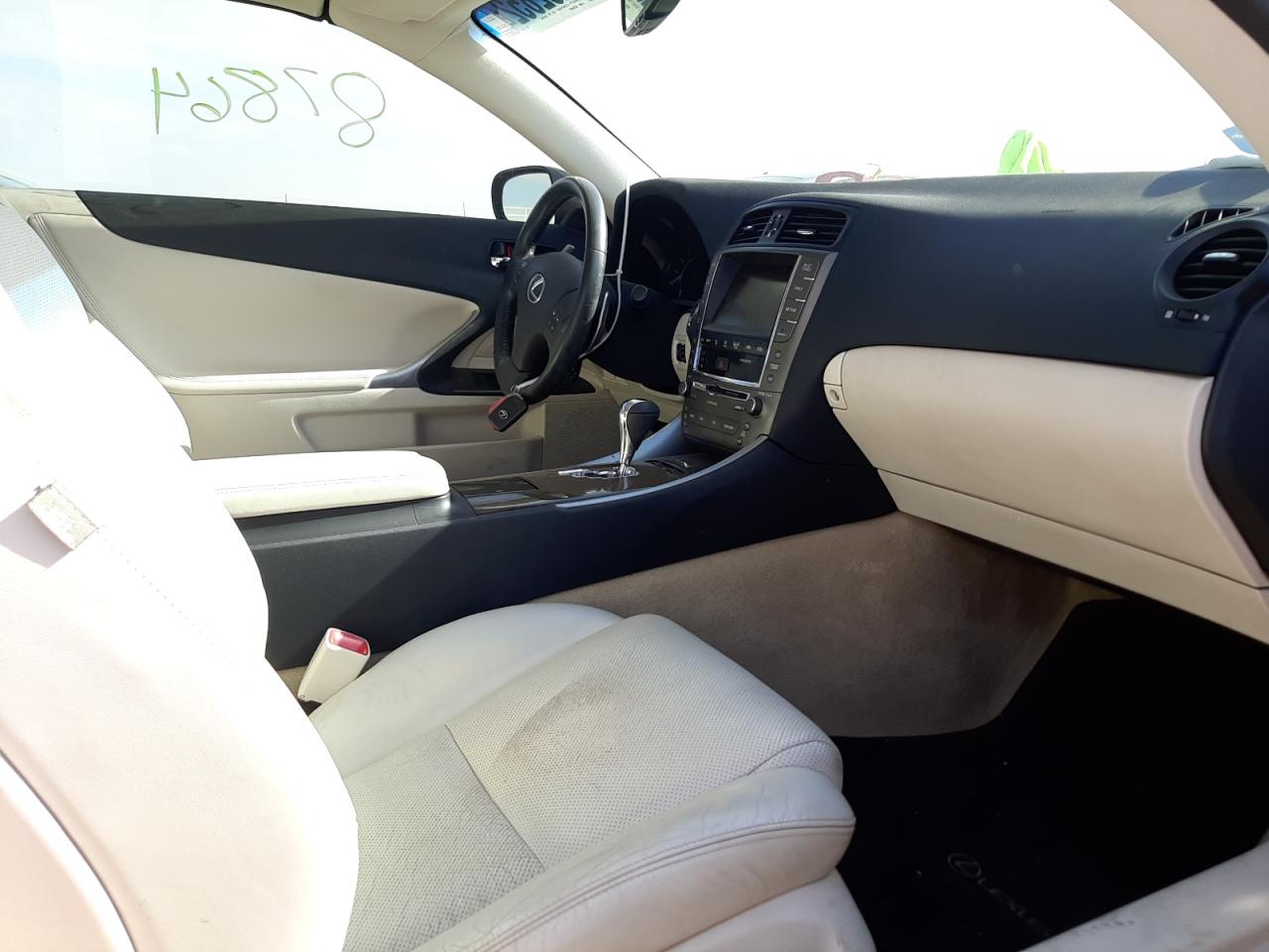 Photo 5 from auction – 2010 LEXUS IS 250 with VIN JTHFF2C23A2513295