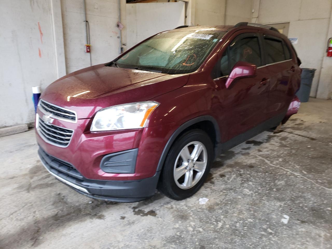 Photo 2 from auction – 2016 CHEVROLET TRAX 1LT with VIN 3GNCJLSB1GL136264