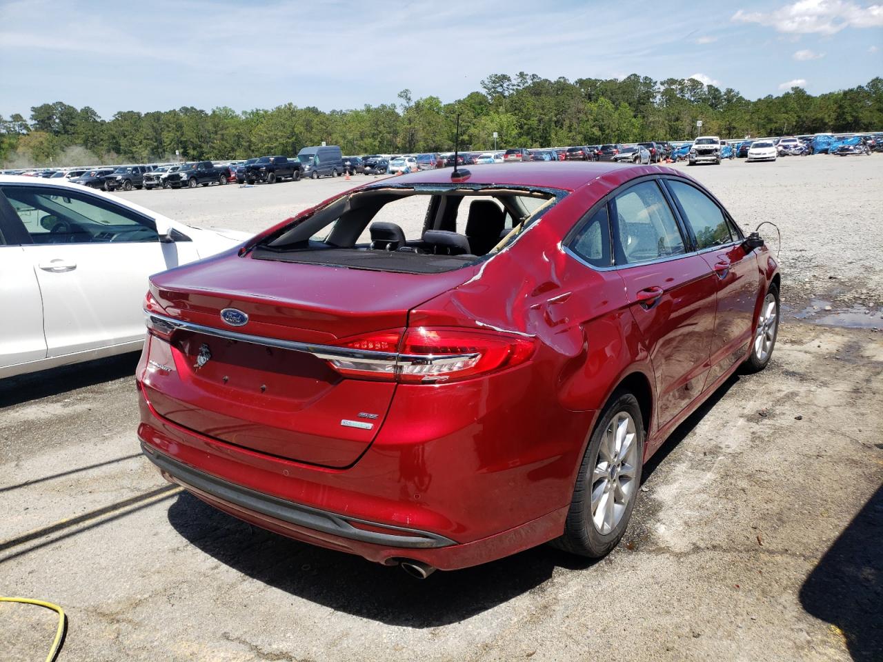 Photo 4 from auction – 2017 FORD FUSION SE with VIN 3FA6P0HDXHR308968
