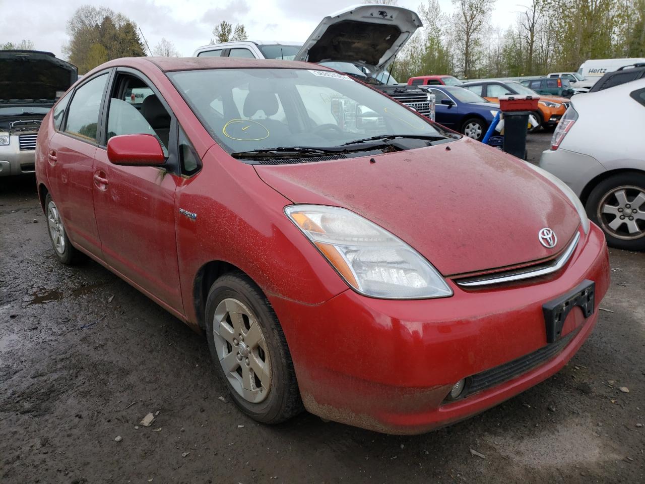 TOYOTA PRIUS 2007 with VIN JTDKB20U393545784 - Photo from auction