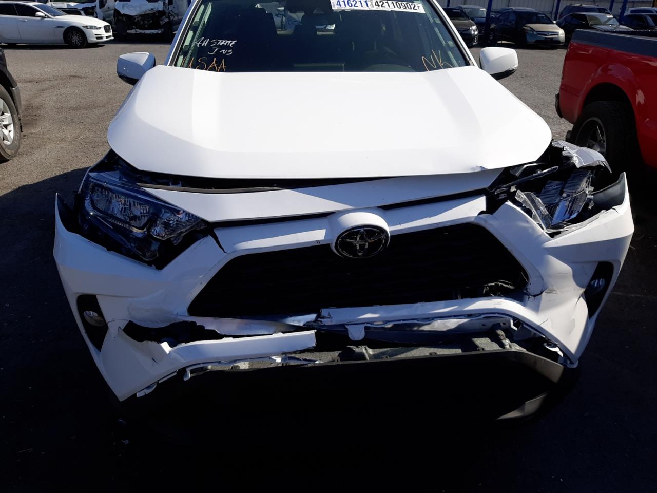 Photo 7 from auction – 2021 TOYOTA RAV4 XLE with VIN 2T3P1RFV9MC229296
