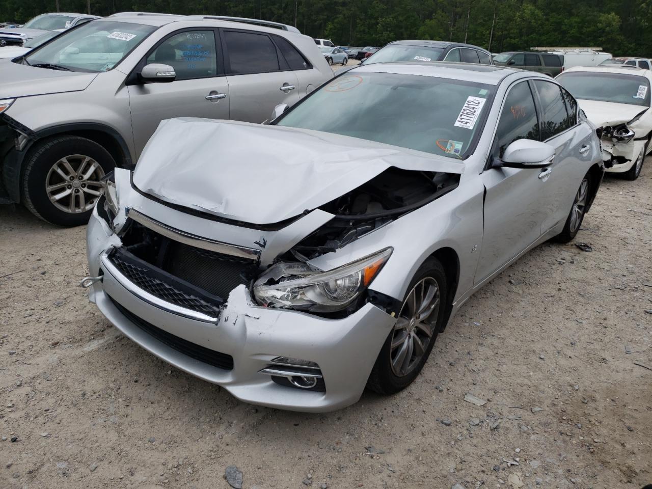 Photo 2 from auction – 2014 INFINITI Q50 BASE with VIN JN1BV7AP5EM675862