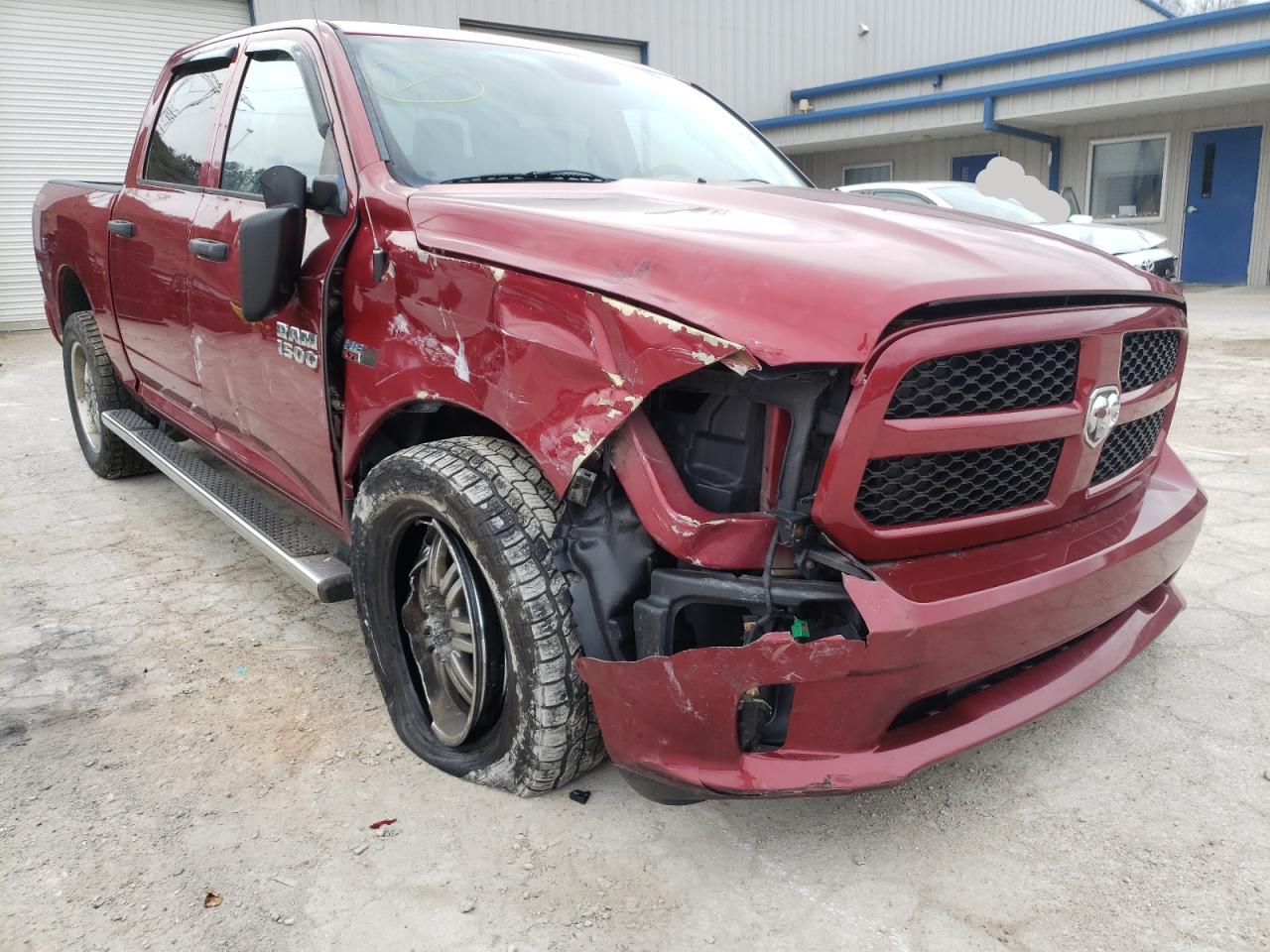 RAM 1500 ST 2014 with VIN 1C6RR7KT3ES203576 - Photo from auction