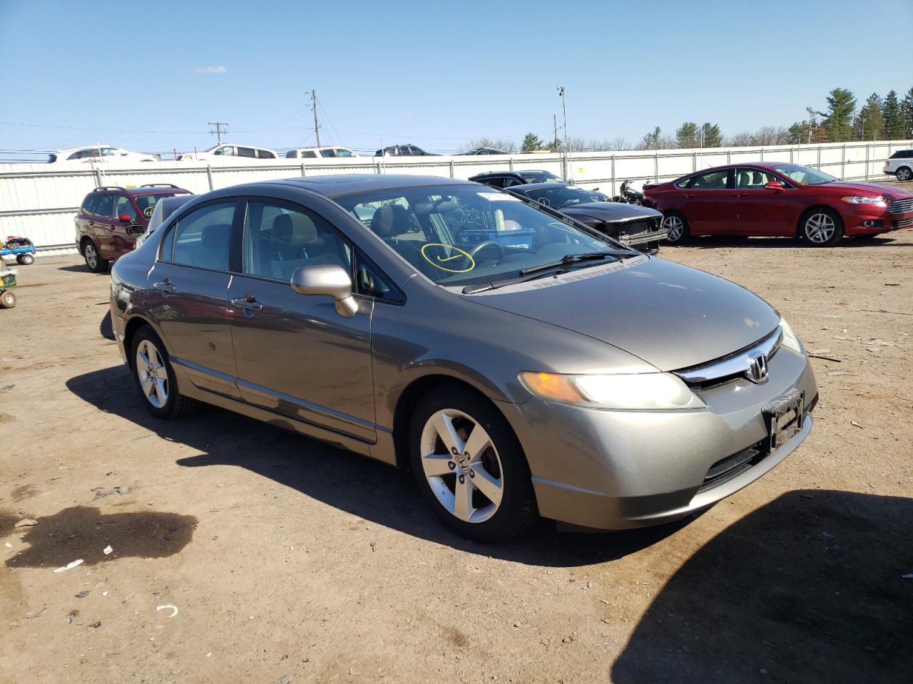 HONDA CIVIC EX 2008 with VIN 1HGFA16808L075965 - Photo from auction