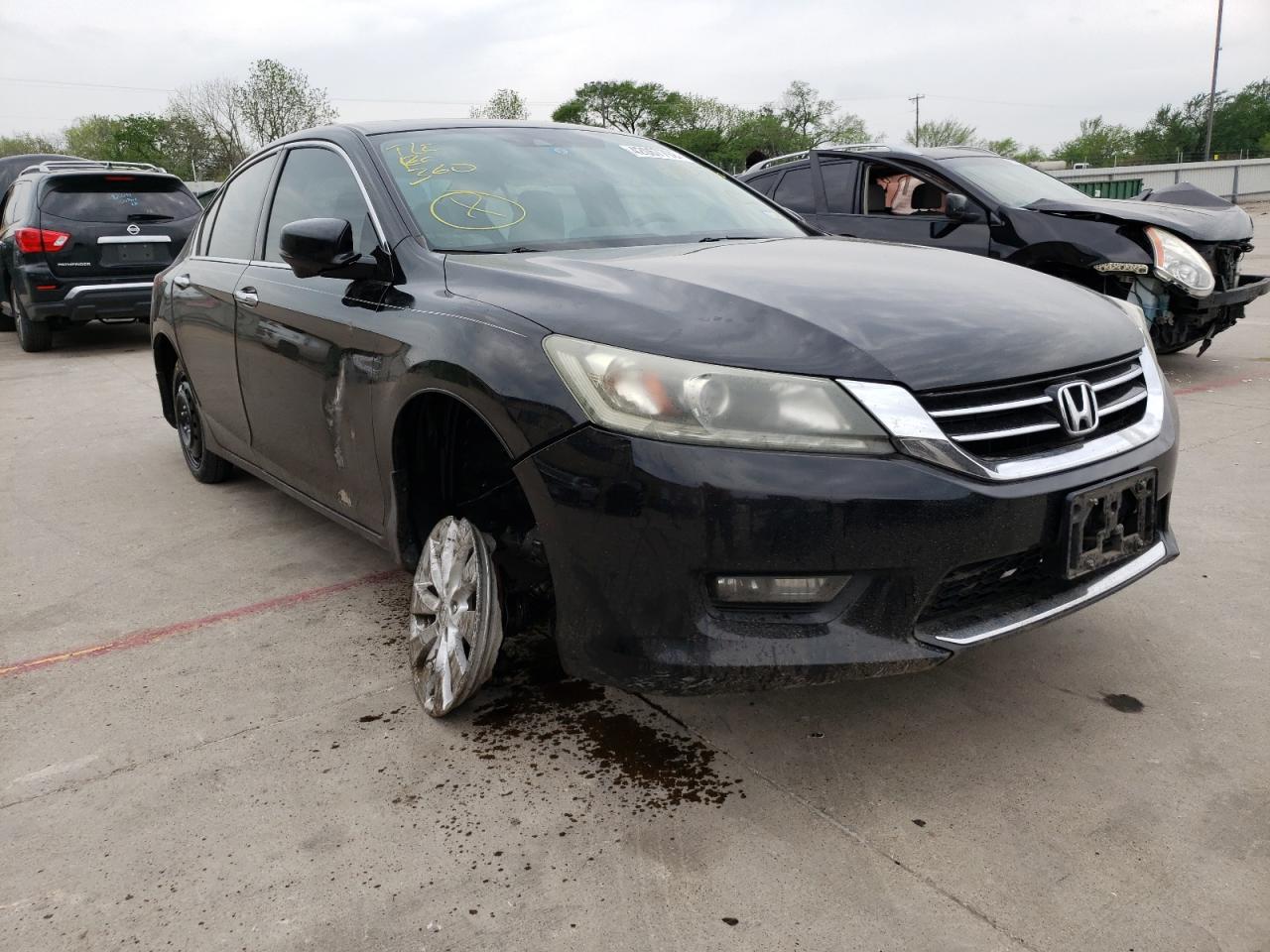 HONDA ACCORD EXL 2014 with VIN 1HGCR3F85EA042376 - Photo from auction