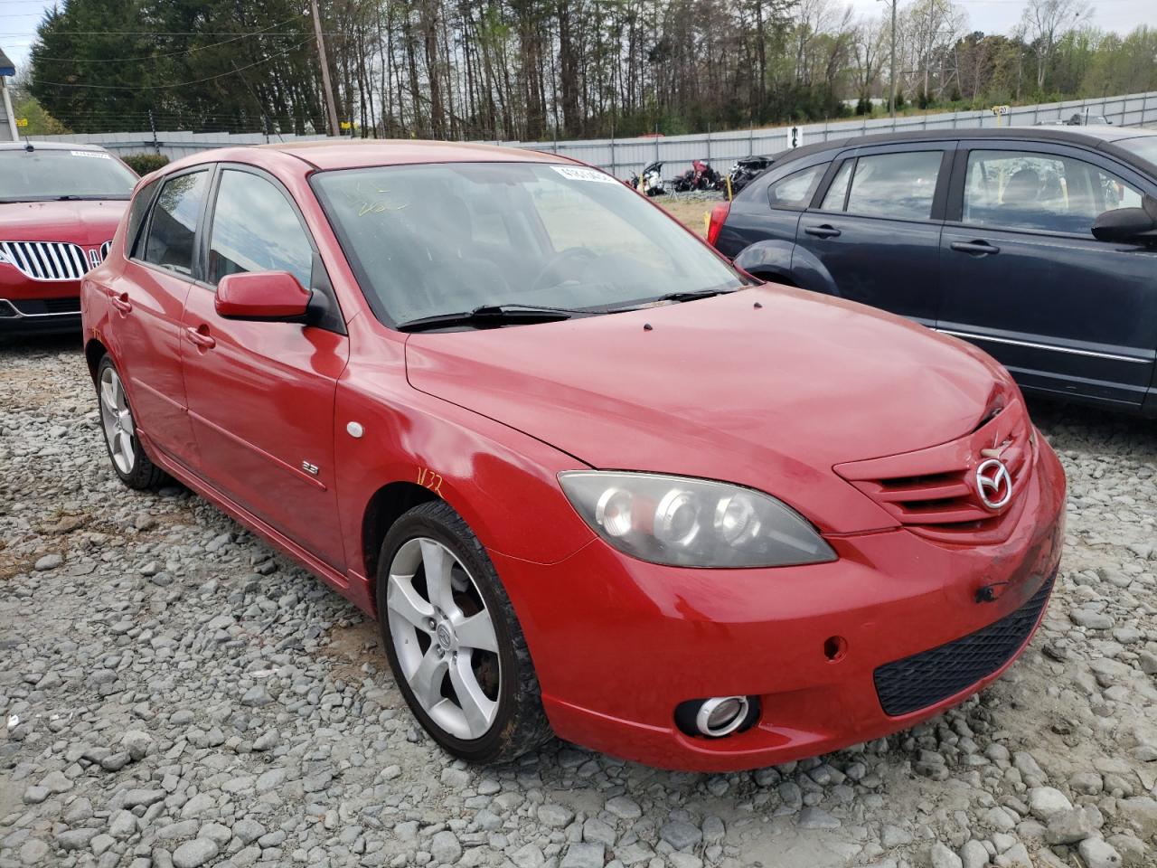 MAZDA 3 HATCHBAC 2004 with VIN JM1BK343741156528 - Photo from auction