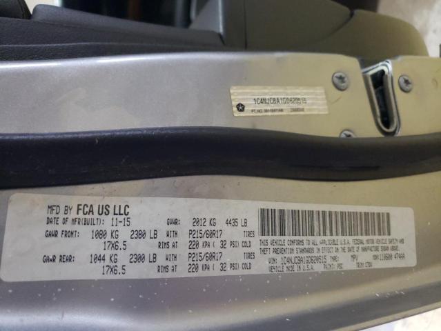 Photo 10 from auction – 2016 JEEP COMPASS SP with VIN 1C4NJCBA1GD620515