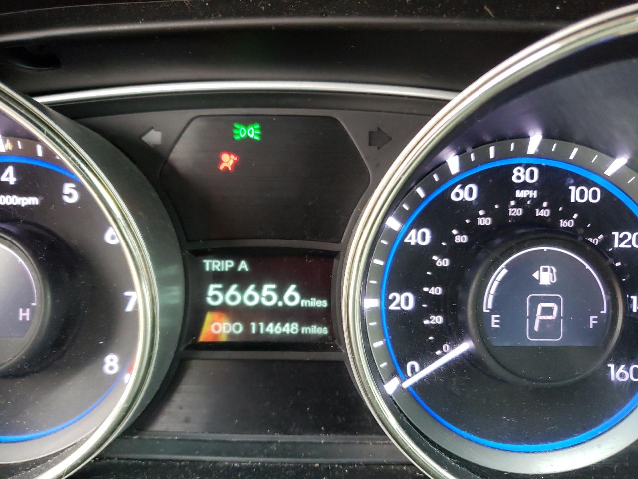 Photo 8 from auction – 2013 HYUNDAI SONATA SE with VIN 5NPEC4AC9DH538444
