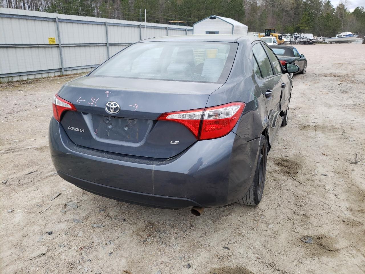 Photo 4 from auction – 2014 TOYOTA COROLLA L with VIN 2T1BURHE9EC149893