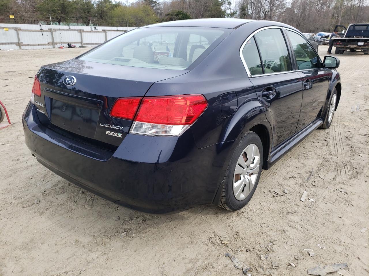 Photo 4 from auction – 2013 SUBARU LEGACY 2.5 with VIN 4S3BMBA65D3007865