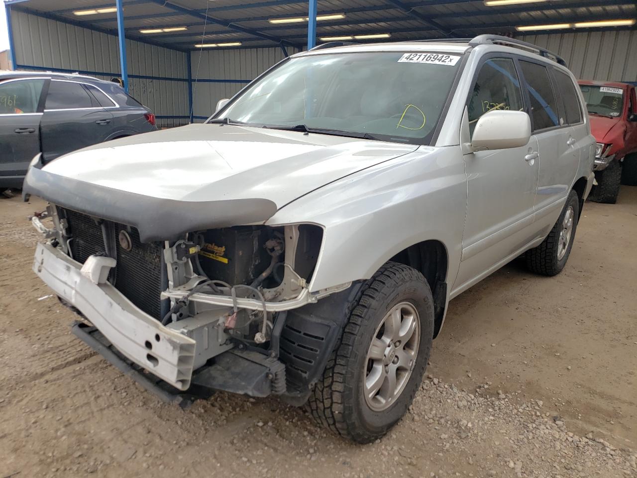 Photo 2 from auction – 2004 TOYOTA HIGHLANDER with VIN JTEEP21A740048939