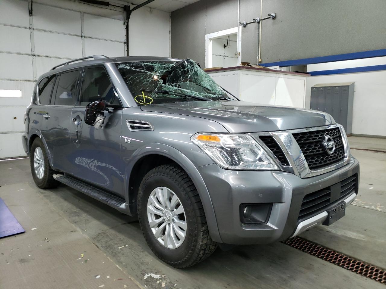 NISSAN ARMADA SV 2018 with VIN JN8AY2NC2JX500802 - Photo from auction