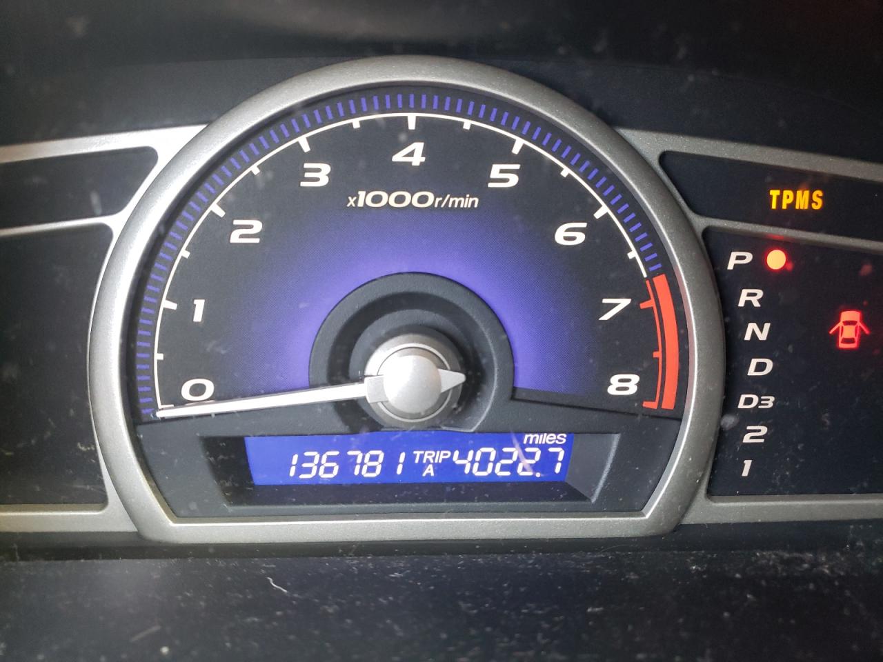 Photo 8 from auction – 2008 HONDA CIVIC EX with VIN 1HGFA168X8L082003