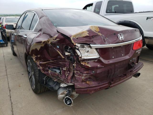 Photo 3 from auction – 2014 HONDA ACCORD SPO with VIN 1HGCR2F55EA202501