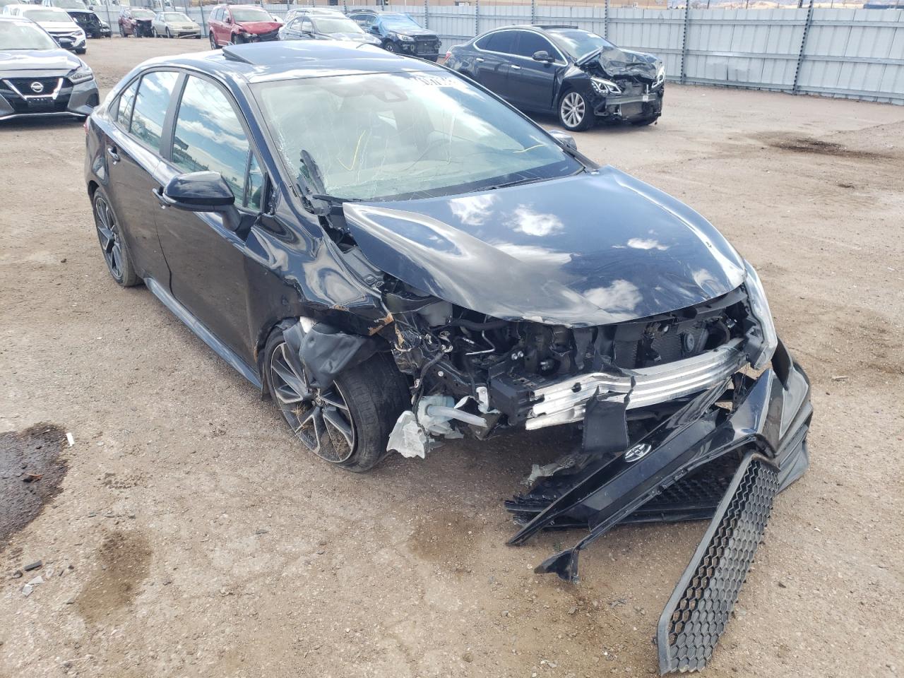 TOYOTA COROLLA SE 2020 with VIN 5YFP4RCE6LP012436 - Photo from auction