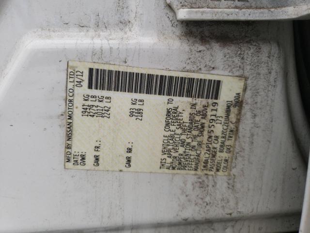Photo 10 from auction – 2012 NISSAN ALTIMA BAS with VIN 1N4AL2AP1CN559119