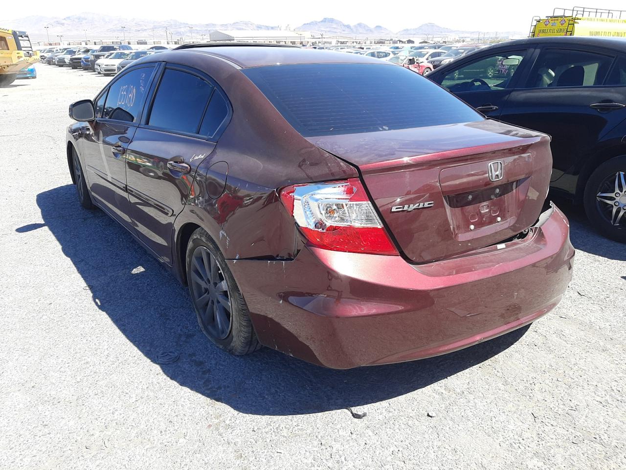 Фото 3 с аукциона – 2012 HONDA CIVIC EX с VIN 19XFB2F88CE334267