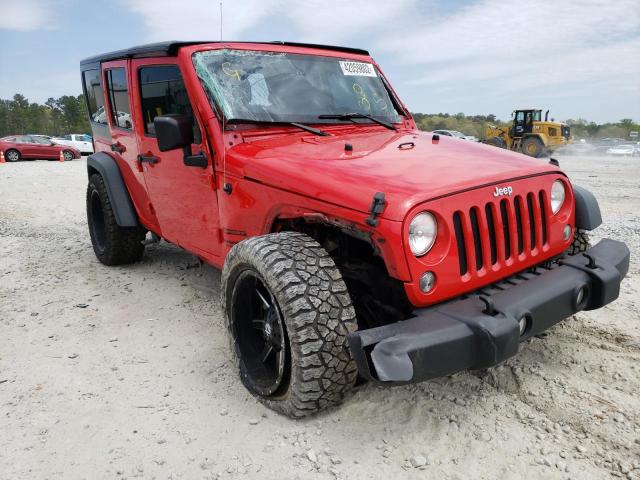 JEEP WRANGLER U 2015 with VIN 1C4BJWDG0FL507682 - Photo from auction