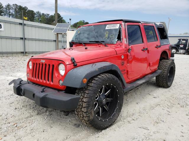 Photo 2 from auction – 2015 JEEP WRANGLER U with VIN 1C4BJWDG0FL507682