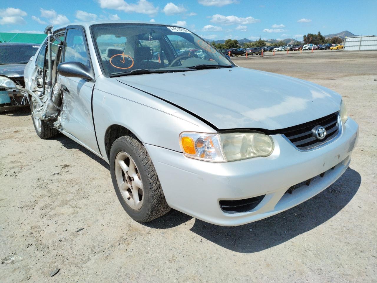 TOYOTA COROLLA CE 2002 with VIN 2T1BR12E22C546322 - Photo from auction