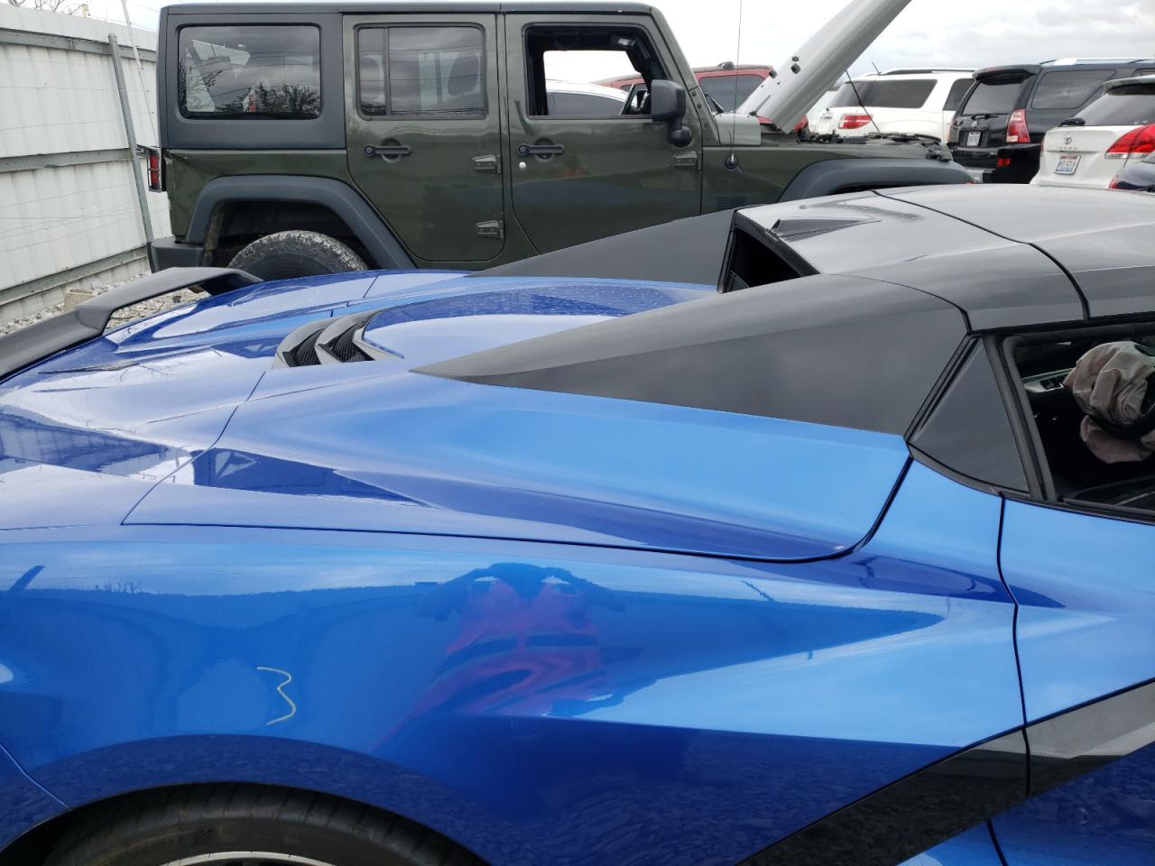 Photo 6 from auction – 2021 CHEVROLET CORVETTE S with VIN 1G1YB3D49M5100756