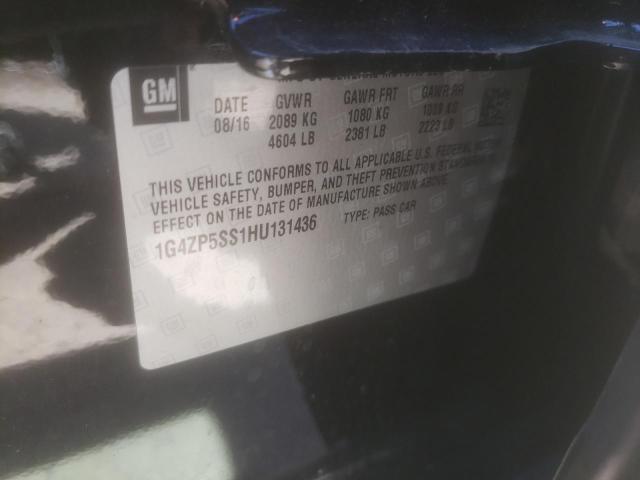 Photo 10 from auction – 2017 BUICK LACROSSE E with VIN 1G4ZP5SS1HU131436