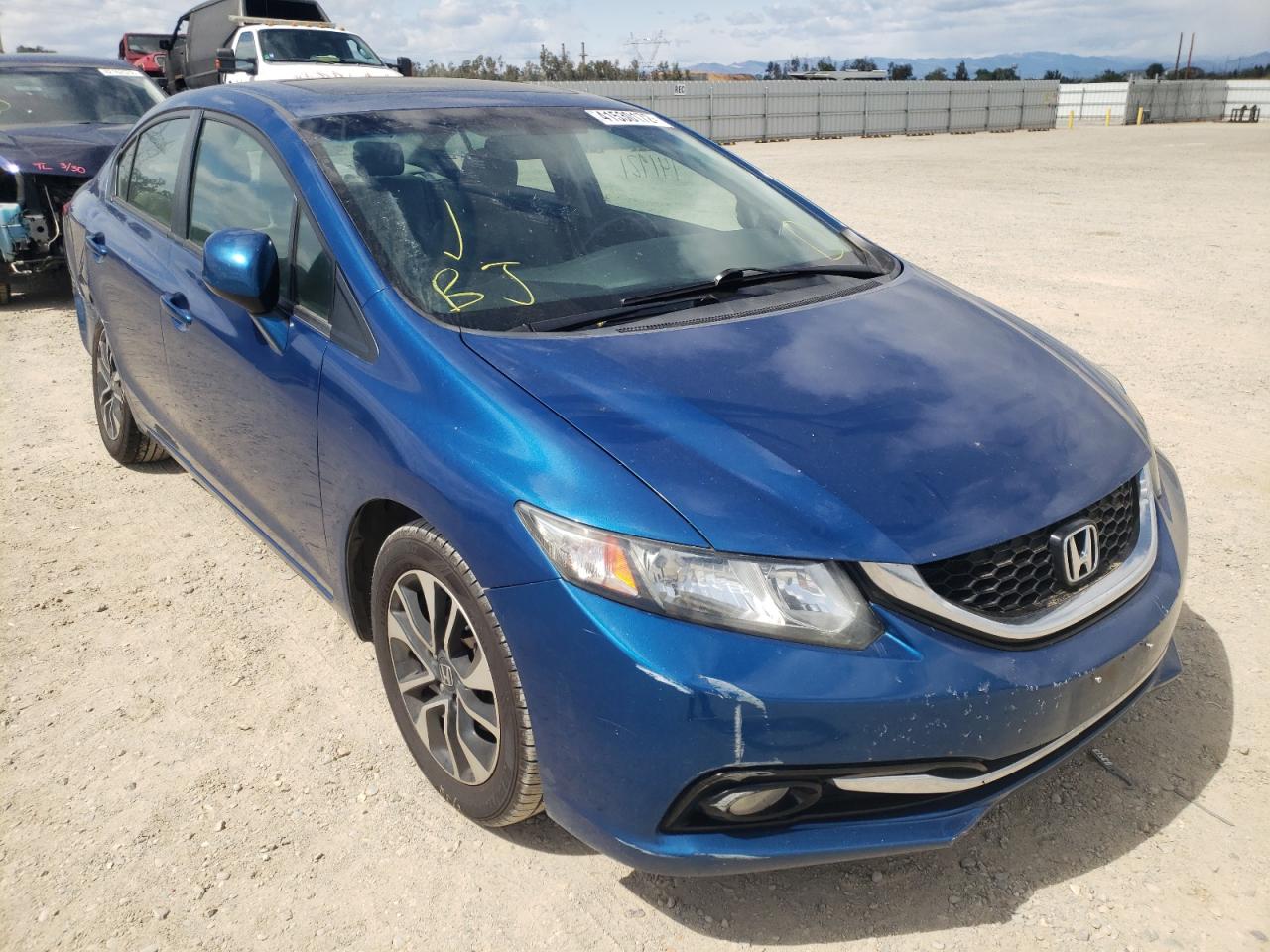 Photo 1 from auction – 2013 HONDA CIVIC EXL with VIN 19XFB2F93DE246575